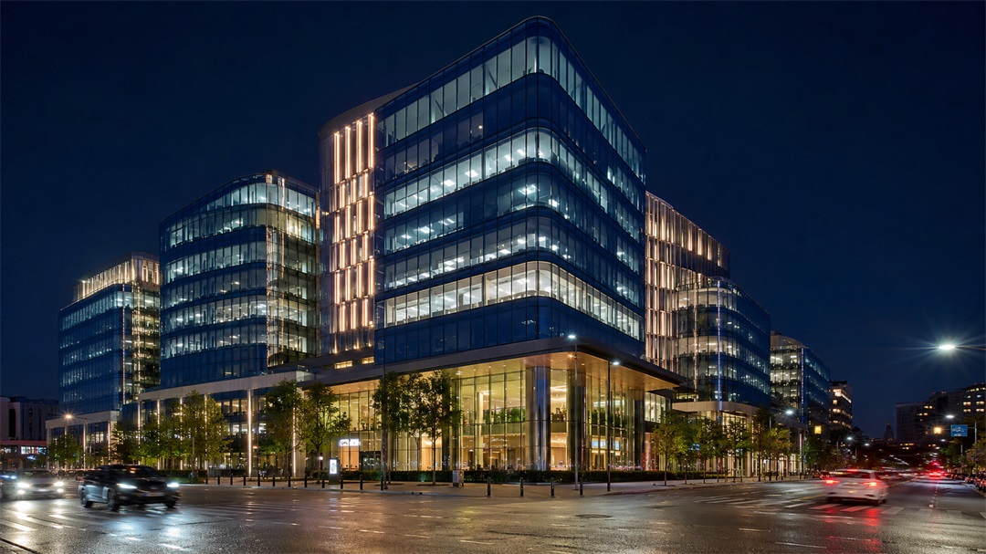Pix Image 2 生成现代商业综合体建筑效果图
