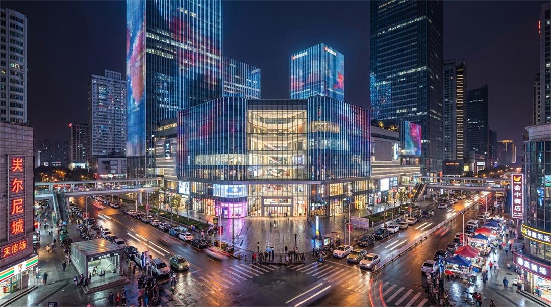 PixNano Pro 生成现代商业综合体建筑效果图