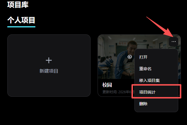项目消耗及用量统计